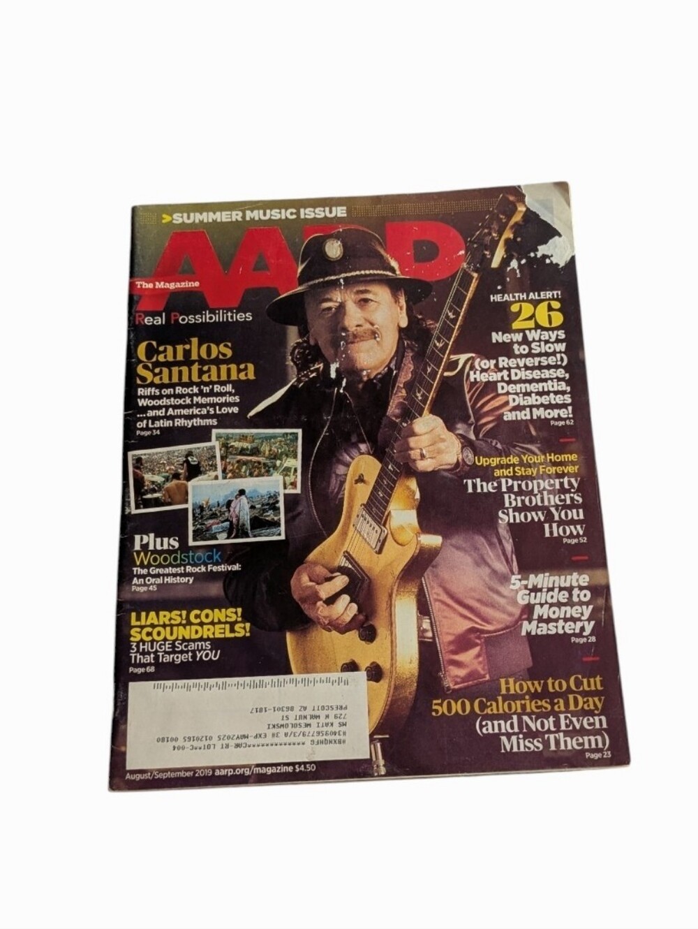 AARP The Magazine August September 2019 Featuring Carlo's Santa